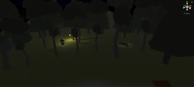 Totem and well area